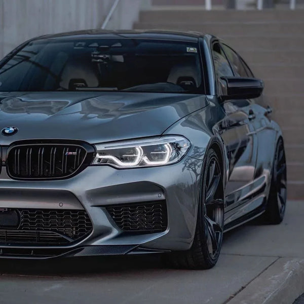 BMW 5 Series F90 M5 Sedan R Style Carbon Fiber Front Lip (2018 - 2020)