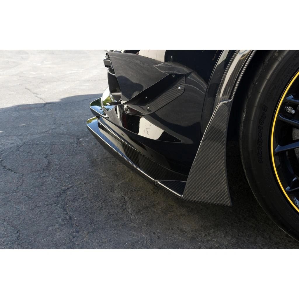 Carbon Fiber Canard/Spats for Oem GM Stage 2&3 Airdams