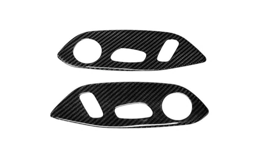 CCS C8 Corvette Carbon Fiber Seat Adjuster Trim Overlay