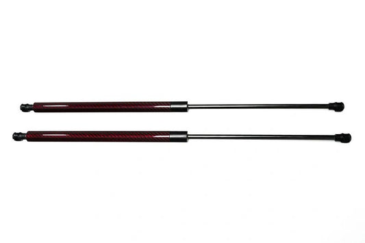 Paragon Performance C8 Corvette Carbon Fiber Hood Struts - Red