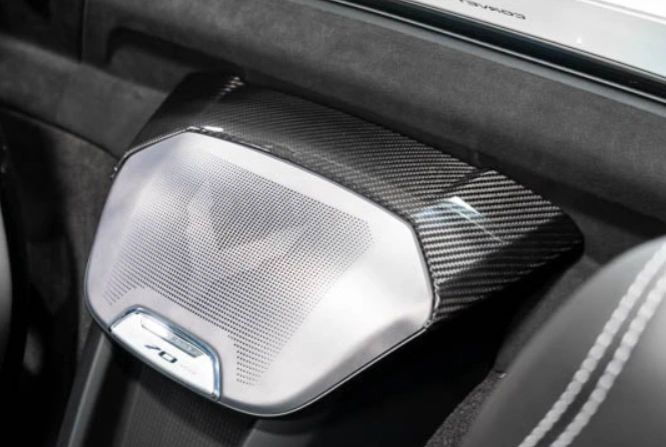 CFP C8 Corvette Carbon Fiber Waterfall Speaker Trim Cover - HTC