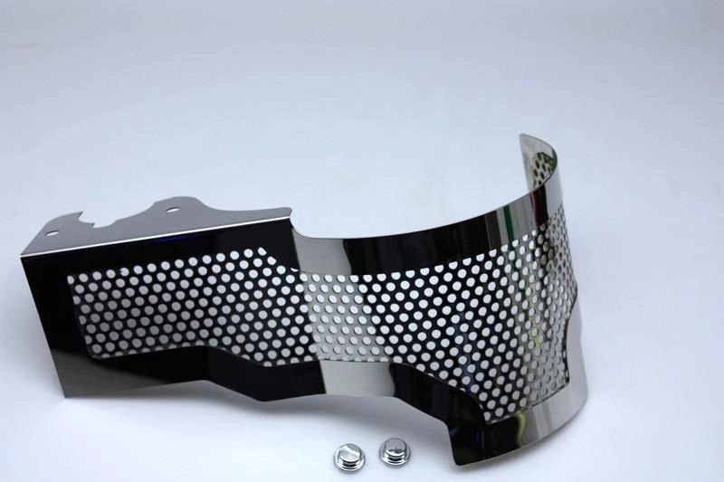 2014-2019 C7 Corvette Stingray - Alternator Cover | Choose Perforated or Polished Stainless Steel