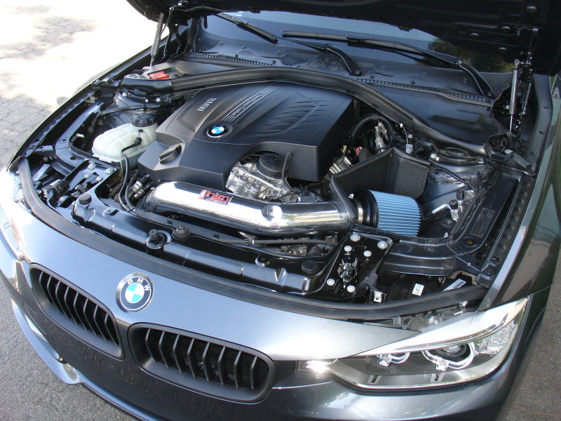 Injen 12-13 BMW 335i (N55) 3.0L L6 (turbo) AUTO TRANS ONLY Wrinkle Bla ...