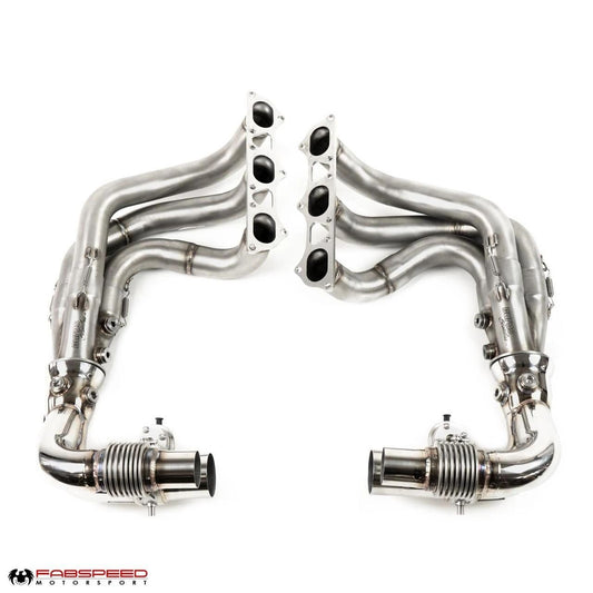 Fabspeed Porsche 991 GT3 / GT3 RS / 911 R Long Tube Competition Race Header System (2014-2016)