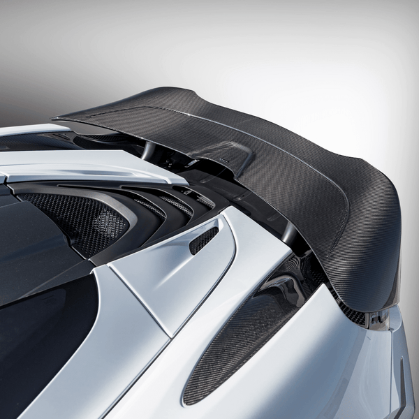 McLaren 720S Silverstone Edition Aero Active Wing Blade Carbon Fiber PP 2x2 Glossy