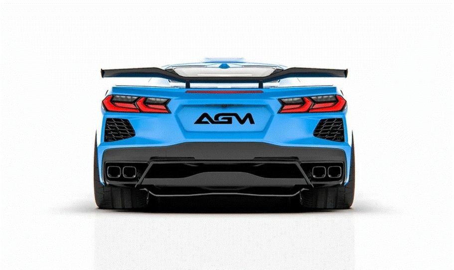 AGM C8 Corvette Carbon Fiber Z06 Style Spoiler (For Stingray)