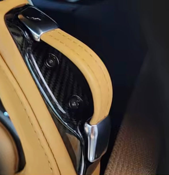 Chevrolet Corvette C8 2020+ Real Carbon Fiber Seat Belt Buckle