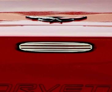 2005-2013 C6 Corvette - 5th Brake Light Grille Billet Style | Polished Stainless Steel