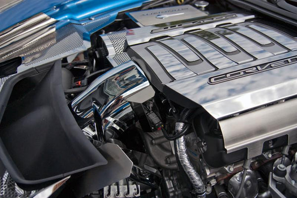 2014-2019 C7 Corvette Stingray - Throttle Body Actuator Cover | Polished Stainless Steel