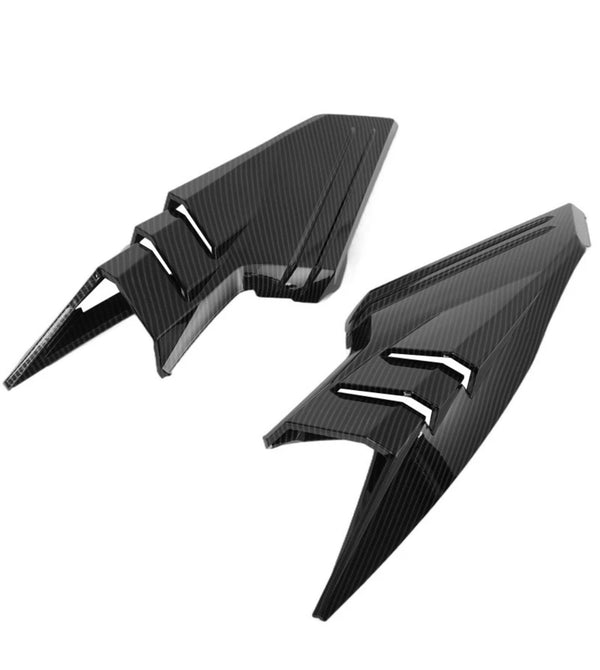 Painted Carbon Fiber Rear Intake Port Trim For Corvette C8 Z51 Z06 E-Ray Coupe 2020-2026