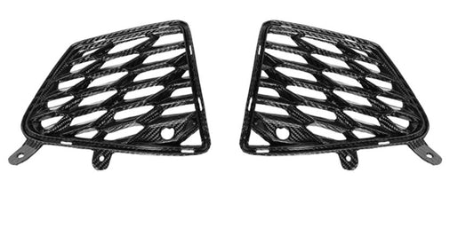 C8 Carbon Fiber Rear Grill Trim Cover