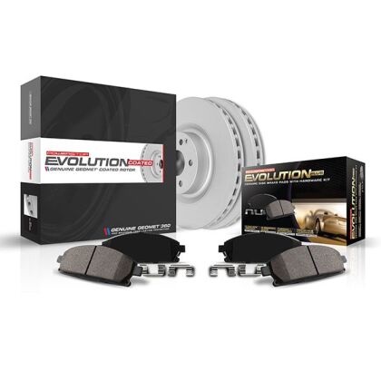 PowerStop 2021-2024 Ford Bronco Geomet Z17 Evolution Coated Brake Rotor Kit