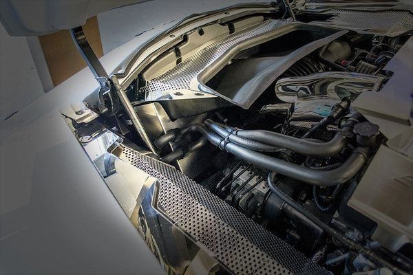 2014-2019 C7 / Z51 / Z06 Corvette Stingray - Fan Shroud Cover | Brushed or Polished