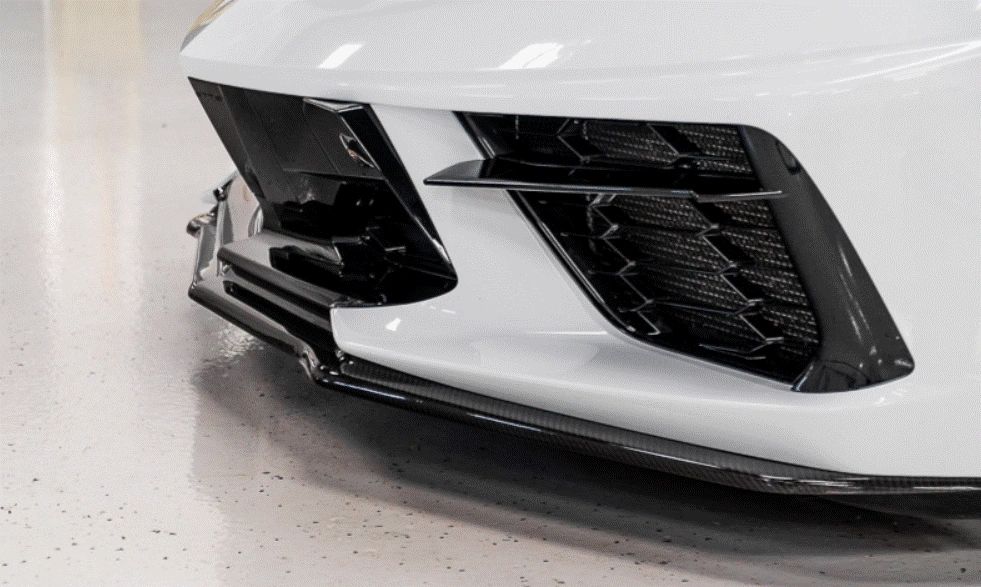 Paragon Performance C8 Corvette Carbon Fiber 3pc Front Lip/Spoiler