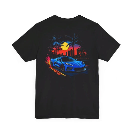 CForce Performance Series - Rapid Blue C8 in Miami T-Shirt