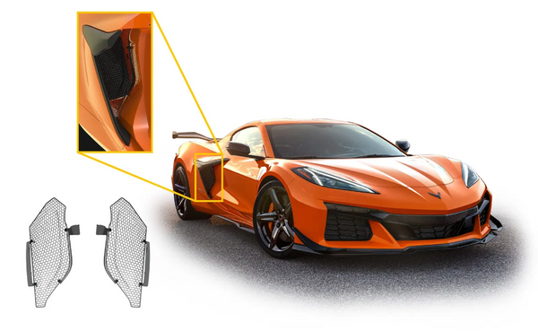 Scrape Armor Side Radiator Guards - Corvette C8 Z06 / E-Ray