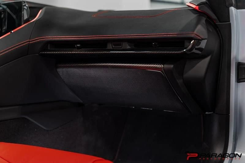 C8 Corvette Carbon Fiber Glovebox Cover