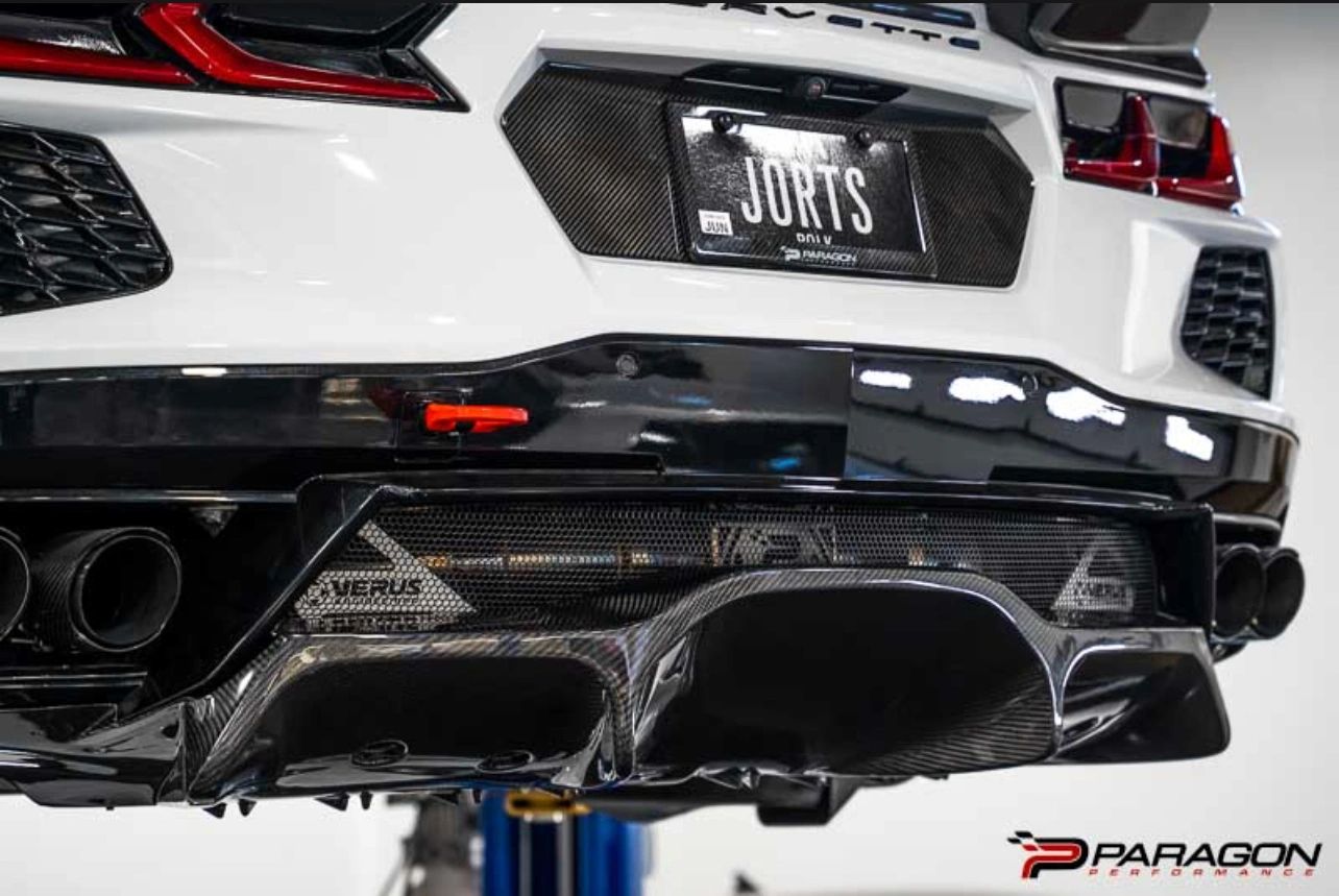 Verus Engineering Carbon Fiber Rear Diffuser - C8 Corvette