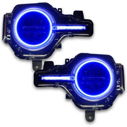 Oracle 2021-2023 Ford Bronco Headlight Halo Kit w/DRL Bar - Base Headlights -w/RF Cntrl