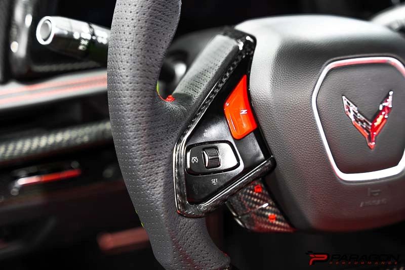 CCS C8 Corvette Steering Wheel Trim Covers