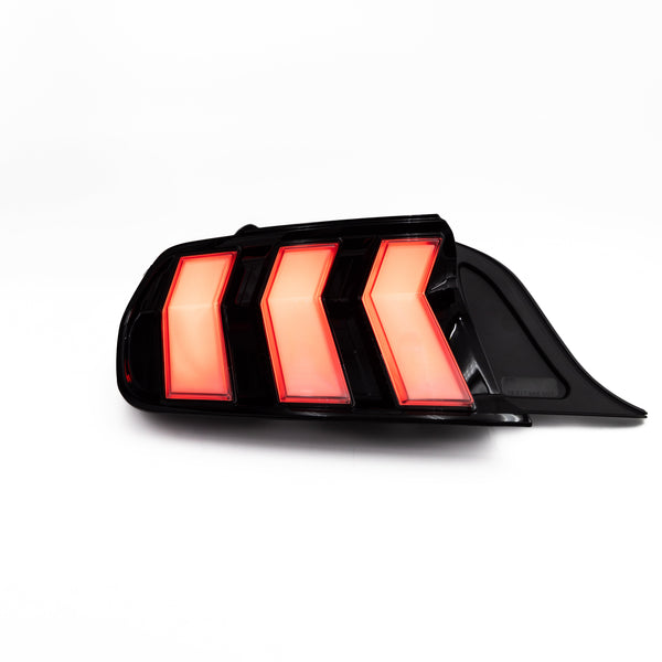 2015-2023 Mustang S550 Euro Taillights S650 Style RGB (Clear/Smoked)