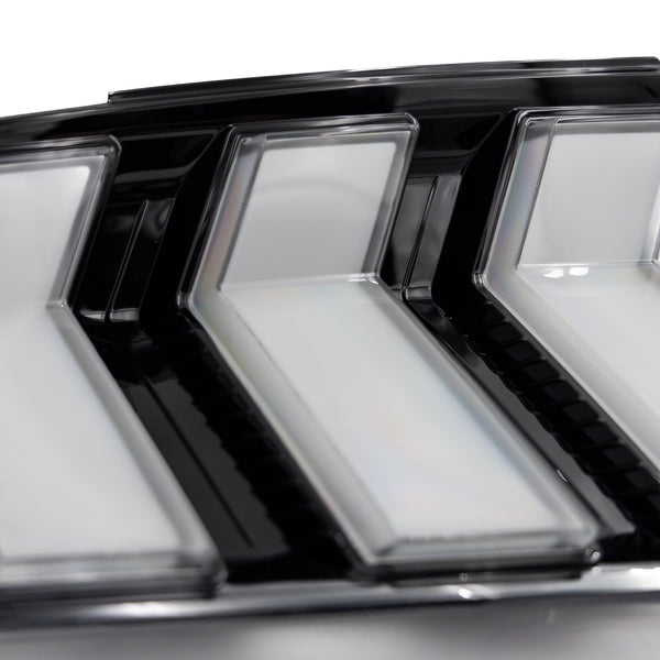 2015-2023 Mustang S550 Euro Taillights S650 Style RGB (Clear/Smoked)