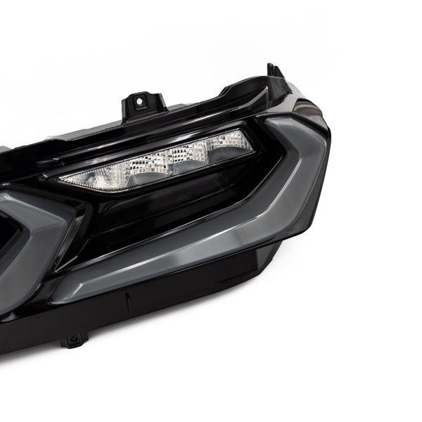 2020-2026 Corvette C8 Euro Smoke Style LED Taillights Amber Sequential Pair