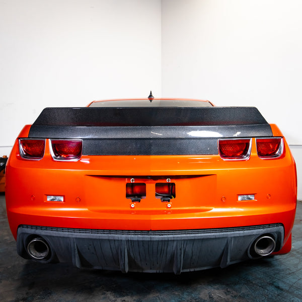 2010-2013 Camaro Carbon Fiber Trunk W/ High Integrated Spoiler