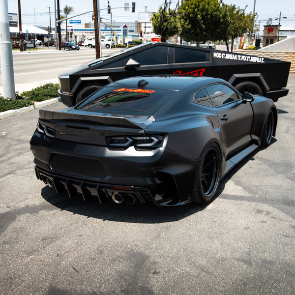 2016-2024 Camaro Type-X Double Sided Carbon Fiber Trunk