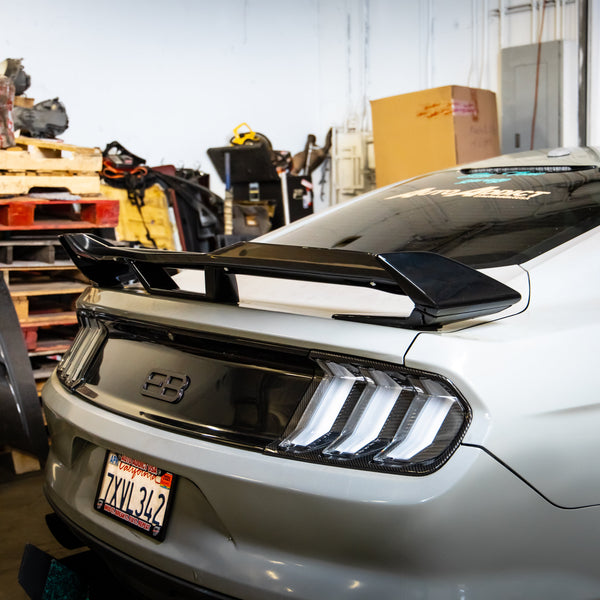 2015-2023 Ford Mustang S650 Style Dark Horse Spoiler Gloss Black ABS