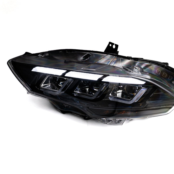 2018-2023 Ford Mustang Projector Headlights S650 Style LED Amber Sequential Turn Signals