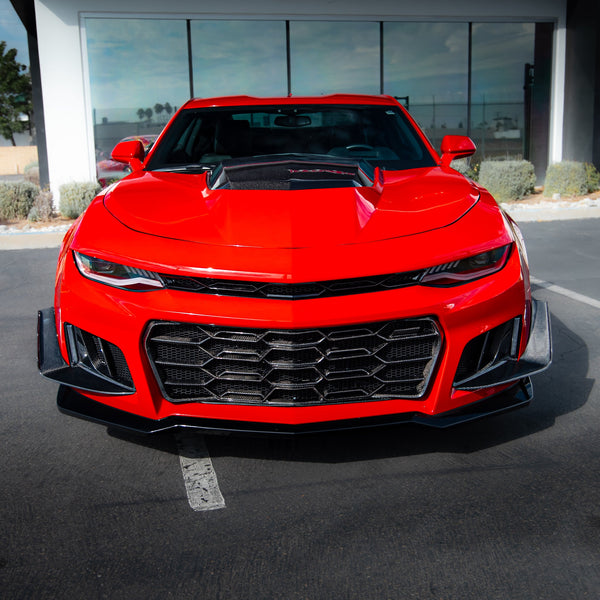 2016-2025 Camaro SS/RS/LT Type-ZL1 Gloss Carbon Fiber Bezels (Pair)