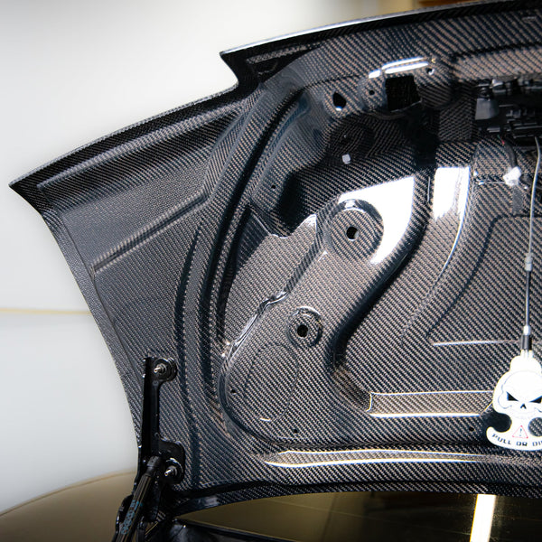 2014-2015 Camaro Type-X Double Sided Gloss Carbon Fiber Trunk W/ Integrated Spoiler