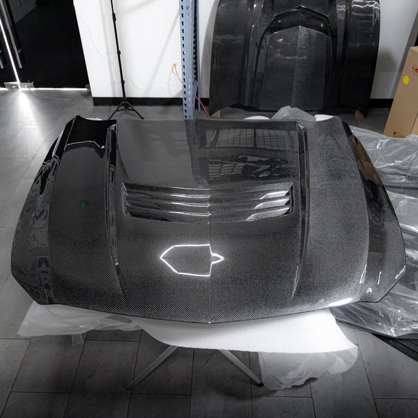 2022-2024 Cadillac CT5-V / Blackwing Type-SV Double Sided Gloss Carbon Fiber Hood