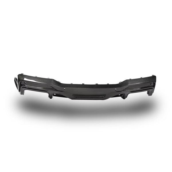 2024-2026 Mustang S650 Dry Gloss Carbon Fiber Dark Horse Rear Diffuser Single/Quad Tips