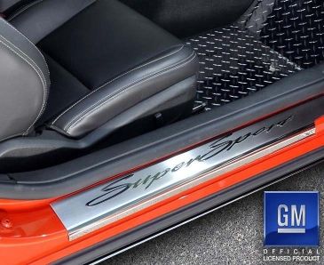 2010-2015 Camaro SS - Outer Door Sills w/Super Sport Lettering 2Pc | Stainless Steel