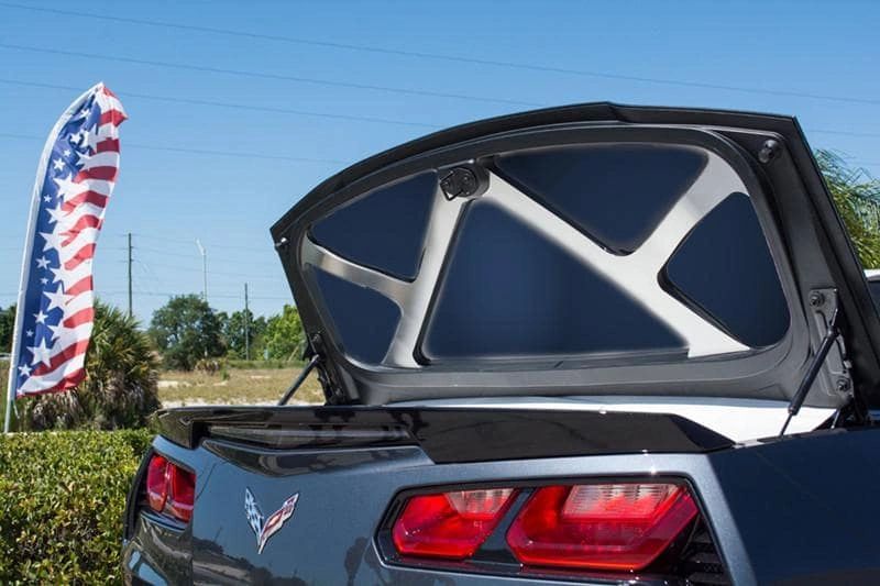 2014-2019 C7 Corvette Stingray - Trunk Lid Brace | Stainless Steel, Choose Finish