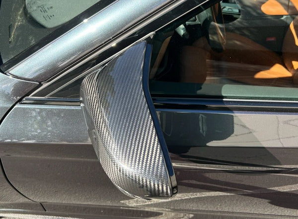 CBF9X-8025  CarBahn F90 M5 (17-19) Gloss Carbon Fiber Mirror Cover Set