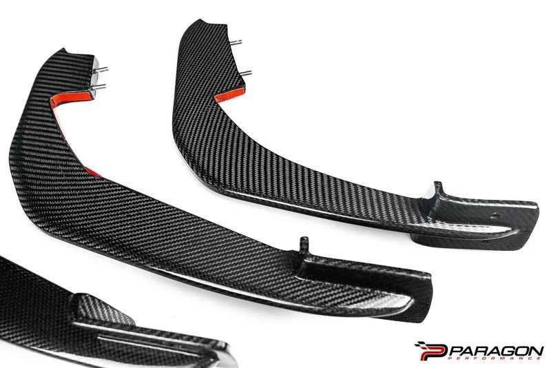 Paragon Performance C8 Corvette Rear Diffuser Strakes Carbon Fiber