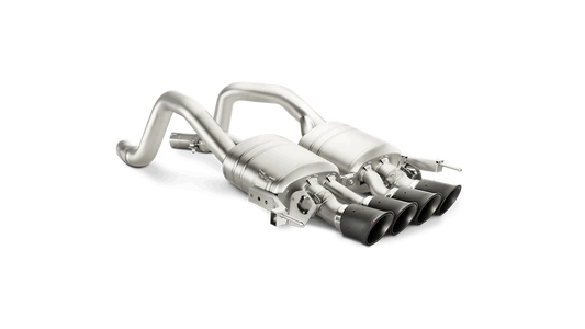 Akrapovic Corvette Z06 C7 Slip-On Exhaust System w/ Carbon Tips (Titanium)