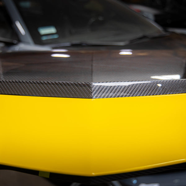 2025-2027 C8 ZR1/ZR1X ZTK Type-OEM Hood Functional Dry Carbon Fiber Double Sided