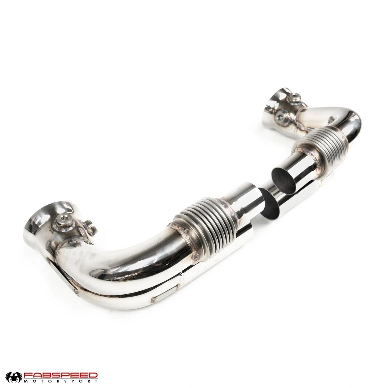 Fabspeed Porsche 991 GT3 / GT3 RS Side Muffler Bypass Pipes (2014-2016)