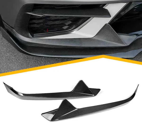C8 C8R Style Corvette Stingray Carbon Fiber Deflectors