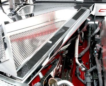 2020-2022 C8 Corvette Coupe - Rear Crossmember Covers w/Carbon Fiber Top Plate 2Pc | Choose Finish