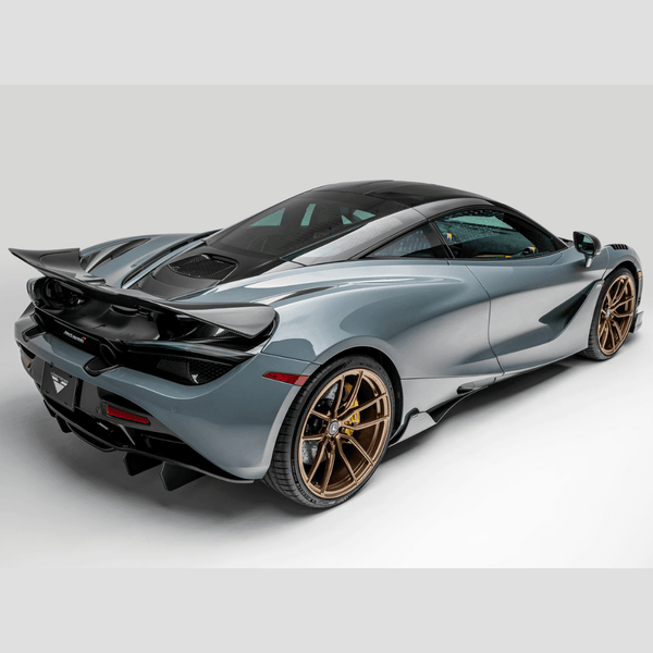 McLaren 720S Silverstone Edition Aero Side Blades Carbon Fiber PP 2x2 Glossy
