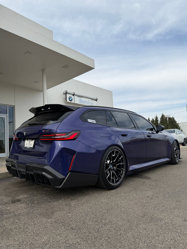 G99 M5 SQ Style Dry Carbon Fiber Roof Spoiler