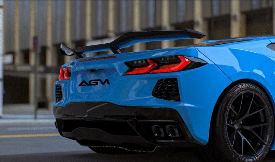 AGM C8 Corvette Carbon Fiber Z06 Style Spoiler (For Stingray)