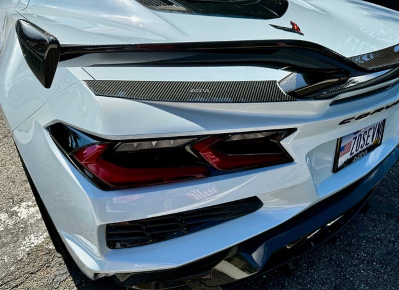 AGM C8 Corvette Z06/ERay Spoiler Delete Panels