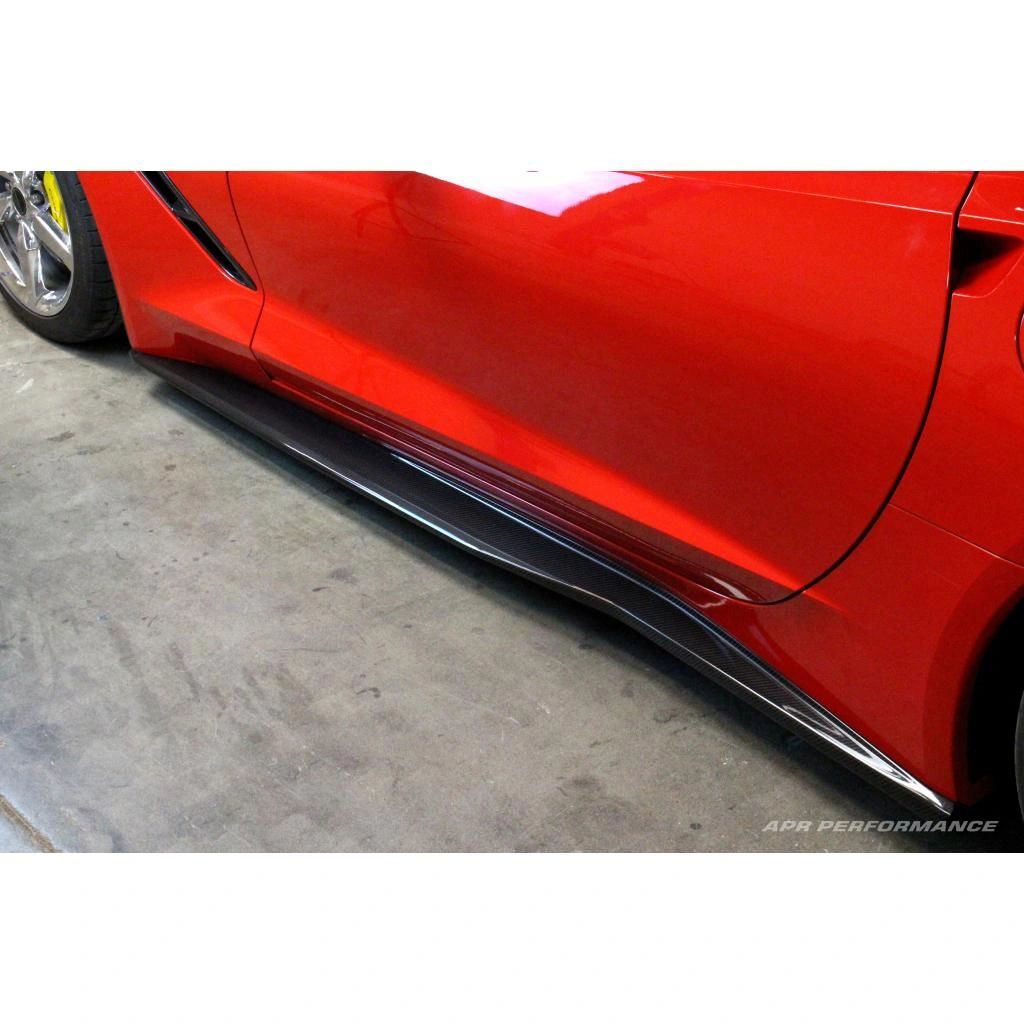 Carbon Fiber Side Rocker Extensions C7