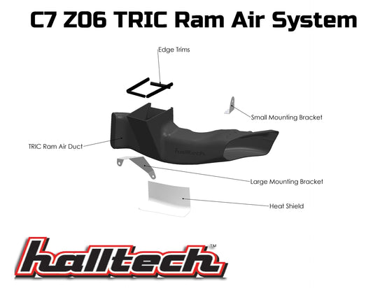 HALLTECH TRIC RAM AIR INDUCTION SYSTEM (C7 Z06 & Grand Sport ONLY)